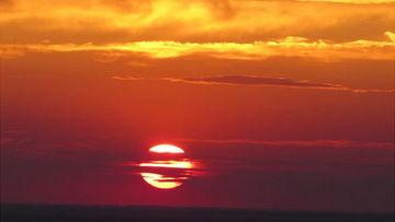 夕阳的视频,视频中的温馨瞬间