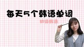 韩语视频教程,轻松入门韩语学习之旅