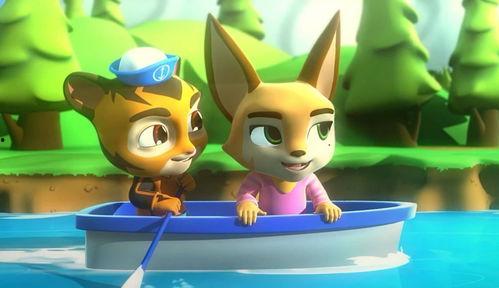 小老虎儿歌视频,欢快旋律中的童年记忆