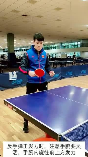 乒乓球反手教学视频,跟随教学视频轻松掌握